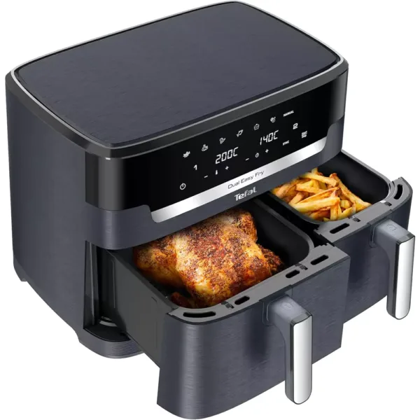 dubultais karsta gaisa friteris tefal ey942be0 dual easy fry 11 l 65 45l 2700 w1 6759fc63e92de