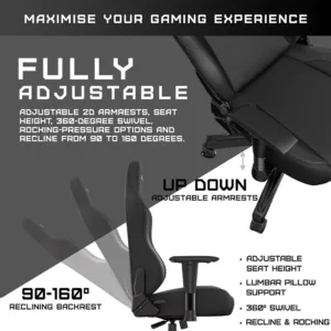ergonomisks spelu datorkresls andaseat phantom 3 melns4 675222b906ba0