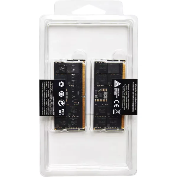 kingston fury impact 32gb 2x16gb 4800mt s ddr5 cl38 sodimm gaming memory kit with 2 kf548s38ibk2 32 1 6762966f569f1