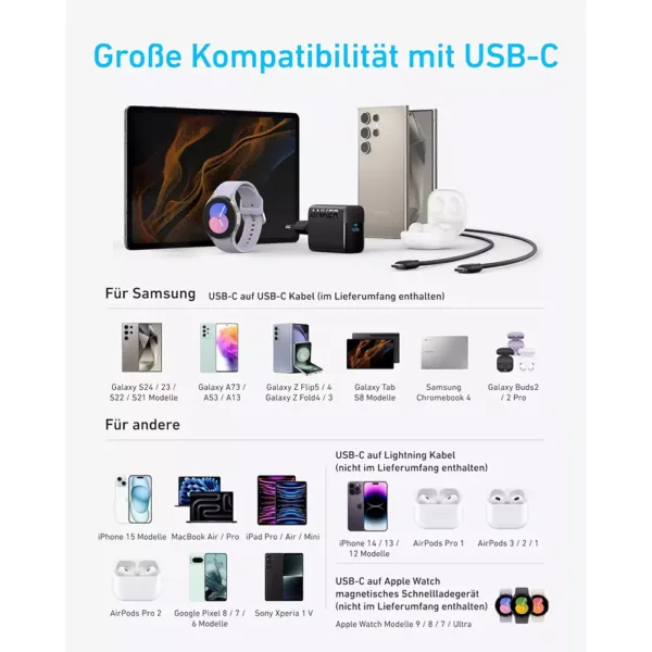 telefona l ud ot ujs anker 45 w usb c 15m kabelis der samsung super fast charging 20 2 6762929333ca1
