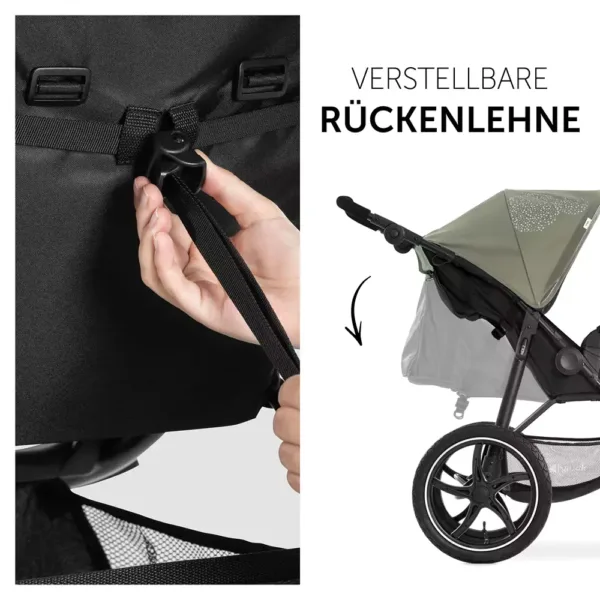 sporta skriesanas rati hauck runner 2 lidz 22 kg mickey mouse olive5 6778423d607db