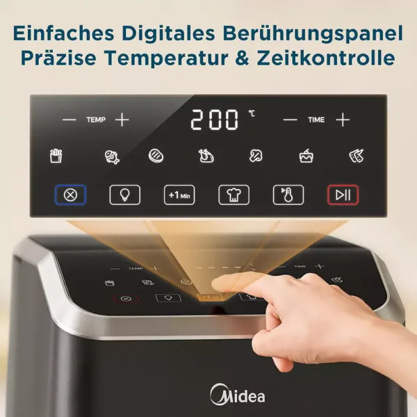 karsta gaisa friteris midea mad55f8apk hot air fryer 5 l 1600 w5 67b4e1a38ac3f
