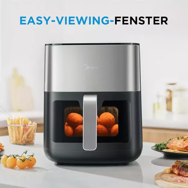 karsta gaisa friteris midea mad65f10bpk hot air fryer xl 62 l 2000 w1 67b4e0727870c