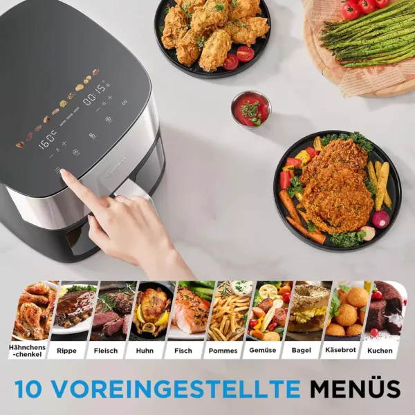 karsta gaisa friteris midea mad65f10bpk hot air fryer xl 62 l 2000 w2 67b4e0745eb79