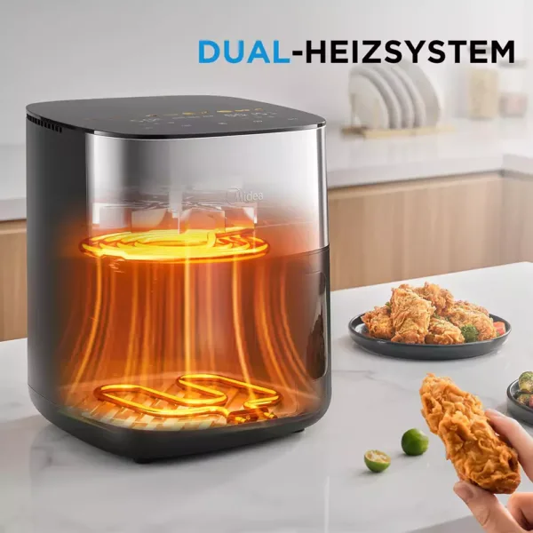 karsta gaisa friteris midea mad65f10bpk hot air fryer xl 62 l 2000 w3 67b4e074731b4