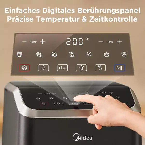 karsta gaisa friteris midea mad70f9apk hot air fryer 7 l 1800 w5 67b4e3ac09640