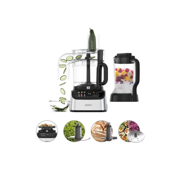 Mikseris Blenderis Smalcinatajs Kenwood MultiPro OneTouch FDM73.480SS 1000 W