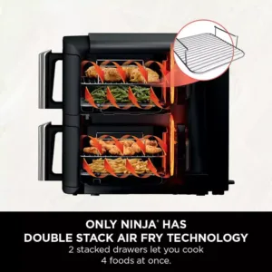 karsta gaisa friteris ninja double stack sl300eu 76 l 1550 w1 67ccb0d38ece1