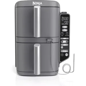 Karstā gaisa friteris Ninja Double Stack SL451EU XL Air Fryer 9.5 L, 2470 W ar termometru