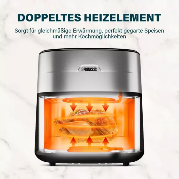 karsta gaisa friteris princess 182280 hot air fryer 8 l 2000 w1 67e5c2a869e44