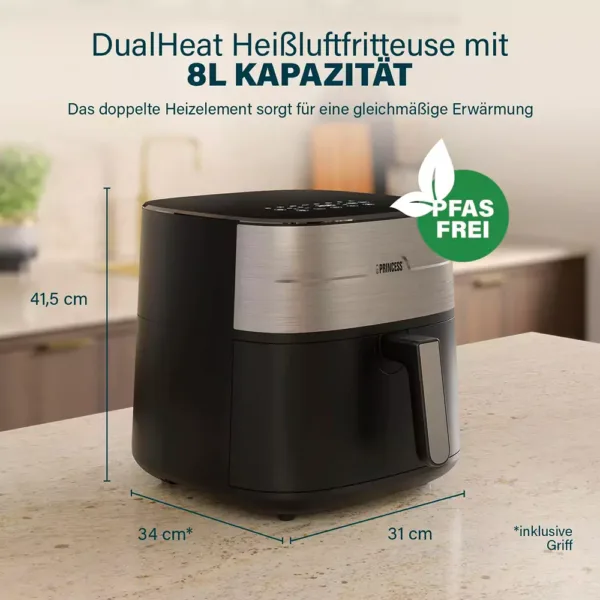 karsta gaisa friteris princess 182280 hot air fryer 8 l 2000 w2 67e5c2a9f1afe