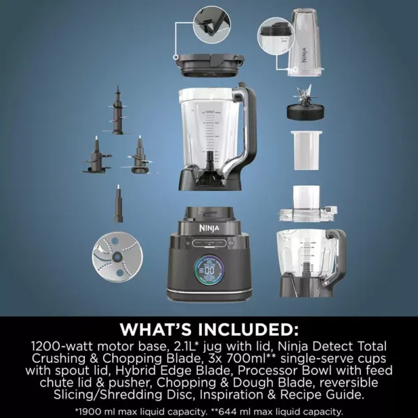 mikseris blenderis ninja 3 in 1 detect power blender processor pro 1200 w tb401eu 2 67d08510ef741