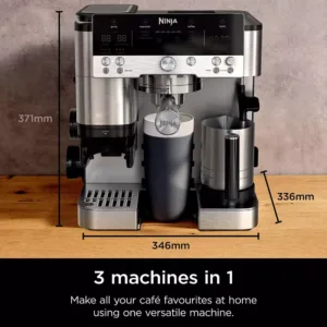 ninja luxe premier es601eu 3 in 1 kafijas automats ar dzirnavinam un putotaju prieks latte cappuccino cold brew espresso1 67d0428375801