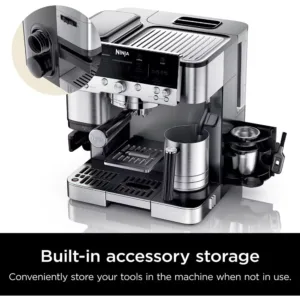 ninja luxe premier es601eu 3 in 1 kafijas automats ar dzirnavinam un putotaju prieks latte cappuccino cold brew espresso5 67d0428756a56