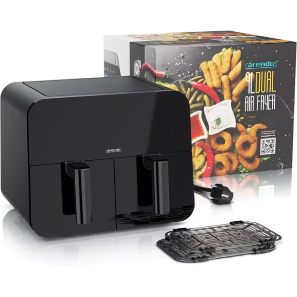 karsta gaisa friteris arendo dual zone 307225 hot air fryer 9 l 2400 w6 67fd73b13fbc5