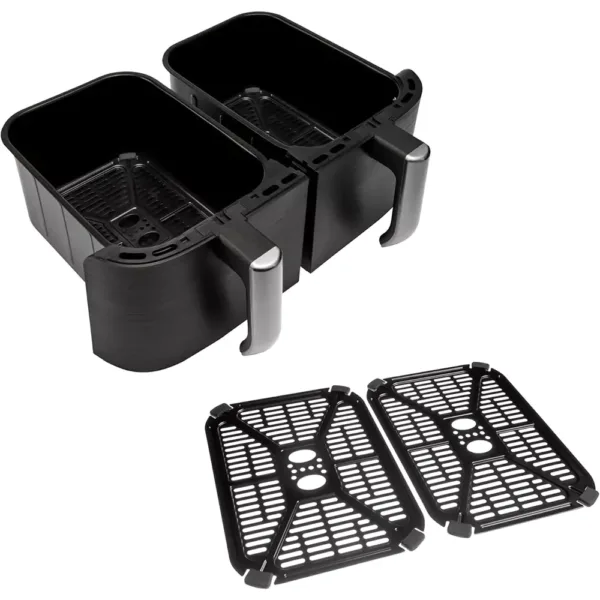 karsta gaisa friteris russell hobbs 27681 56 hot air fryer double chamber 9 l max 200 c 2800 w3 67f105101599d