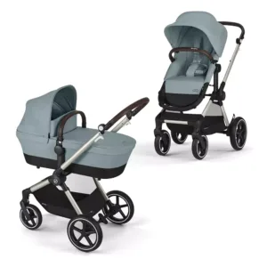 Pastaigu bērnu rati CYBEX Gold EOS Lux 2-in-1 no dzimšanas līdz 22 kg Stormy Blue