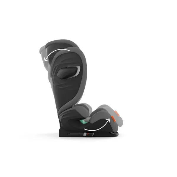 Autokreslins CYBEX Gold Solution G i Fix Plus 3 – 12 gadi 100 – 150 cm Max. 50 kg ISOFIX Lava Grey2