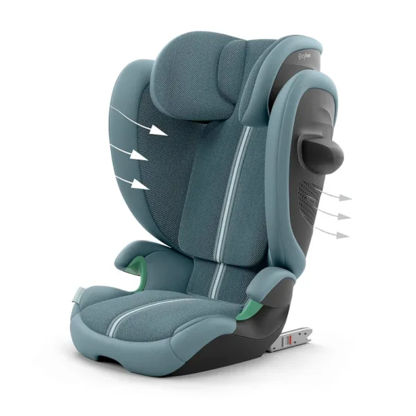 Autokreslins CYBEX Gold Solution G2 Plus 3 12 gadi 100 150 cm Max. 50 kg ar bez ISOFIX Stormy Blue3