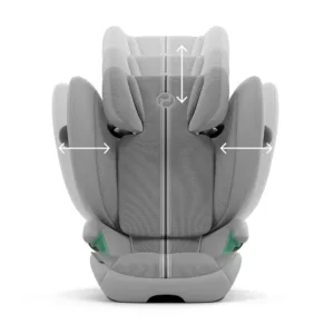 Autokreslins CYBEX Gold Solution G2 Plus 3 – 12 gadi 100 – 150 cm Max. 50 kg ISOFIX Stone Grey2