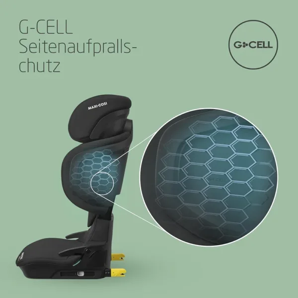 Bernu autokreslins Maxi Cosi Tanza i Size G CELL Salokams 3.5 12 gadi 15 36 Kg Full Black2