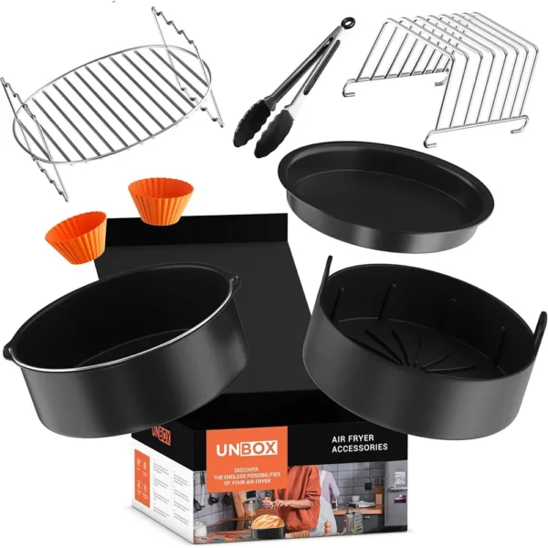 Karsta gaisa fritera piederumi prieks Cosori 4.7 L Tefal 4.7 L Ninja 5.2 L Philips 6.2 L