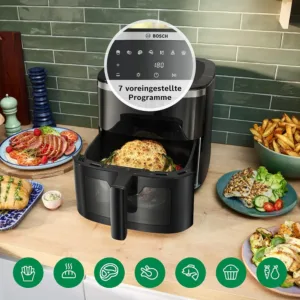 Karsta gaisa friteris Bosch Series 6 Hot Air Fryer MAF671B0 7.2 L 1800 W3