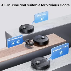 Robots puteklu sucejs ar mazgasanu Proscenic Q8 6000Pa 200min 28V 60dB2