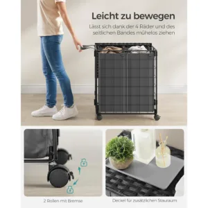 Ve as grozs 110 L Songmics LCB211B11 57 x 33 x 65 cm3