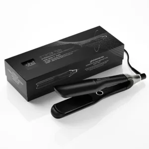ghd Chronos Max Taisnotājs ar platām plāksnēm, Melns