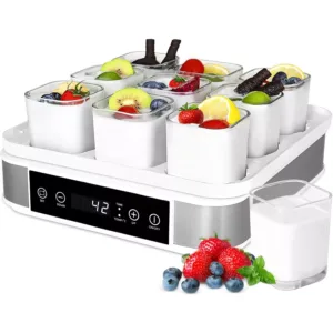 Jogurta pagatavotājs ‎Clevich 1.5 L, 40 W ar laika un temperatūras regulēšanu