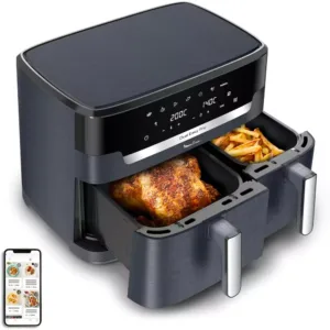 Karstā gaisa friteris Moulinex EZ942BF0 Dual Easy Fry XXL, Double Air Fryer 11 L (6.5+4.5) 2700 W