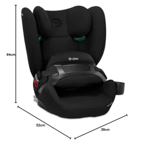 Autokreslins CYBEX Silver Pallas B2 i Size Isofix 9 50 kg Pure black1
