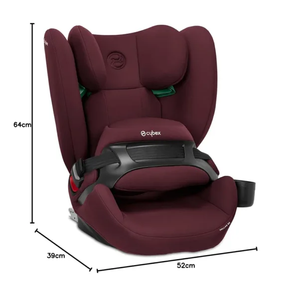 Autokreslins CYBEX Silver Pallas B2 i Size Isofix 9 50 kg Rumba Red1