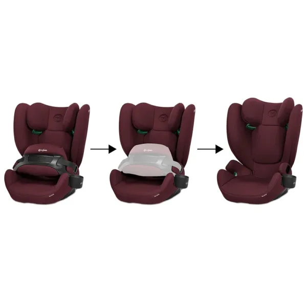 Autokreslins CYBEX Silver Pallas B2 i Size Isofix 9 50 kg Rumba Red2