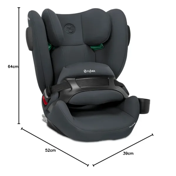 Autokreslins CYBEX Silver Pallas B4 i Size ISOFIX 9 50 kg cobblestone grey1