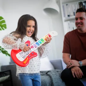 Interaktiva rotallieta Baby Einstein Hape Together in Tune Guitar 12805 1