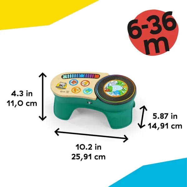 Interaktiva rotallieta Baby Einstein Hape DJ Discovery Turntable 16846 2