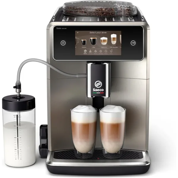 Kafijas automats Saeco Xelsis Deluxe SM8782 30 22 dzerieni WiFi keramiskas dzirnavinas