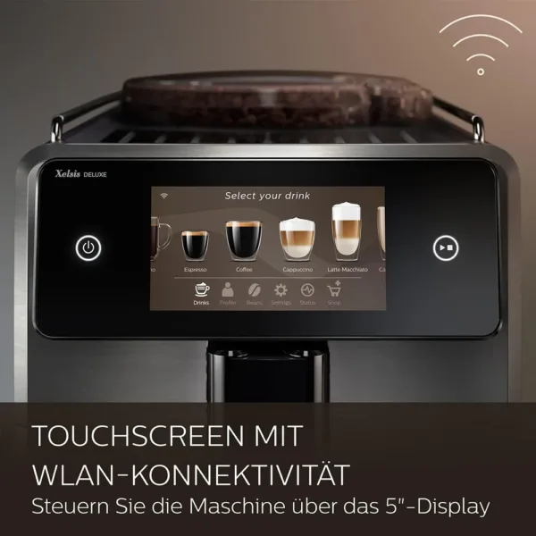 Kafijas automats Saeco Xelsis Deluxe SM8782 30 22 dzerieni WiFi keramiskas dzirnavinas2