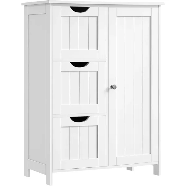 Vannas istabas skapis Vasagle BBC49WT 60 x 30 x 81 cm Balts