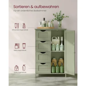 Vannas istabas skapis Vasagle LHC041C02 30 x 55 x 82 Zals3