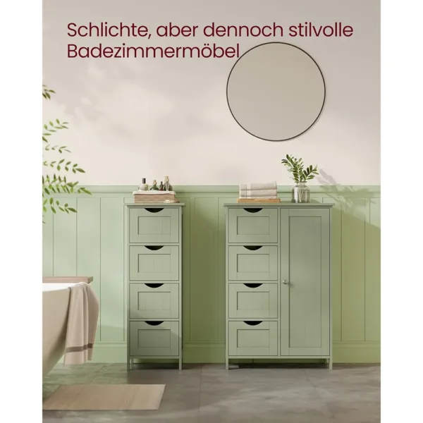 Vannas istabas skapis Vasagle LHC041C02 30 x 55 x 82 Zals6