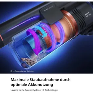 Bezvadu mitras un sausas lietosanas puteklsucejs Philips Aqua 7000 Series XC7053 01 PowerCyclone 12 3