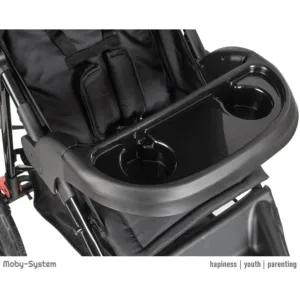 Pastaigu sporta rati Moby System Runner Mountain lidz 15 Kg Melni5