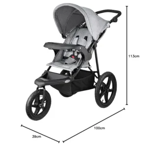 Pastaigu sporta rati Moby System Runner Mountain lidz 15 Kg gaisi peleks1