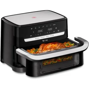 Karstā gaisa friteris Tefal Dual Easy Fry Flex 9 L 2700 W EY9228 E0 Melns