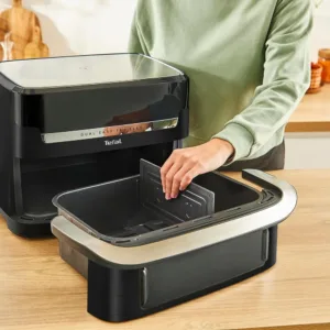 Karsta gaisa friteris Tefal Dual Easy Fry Flex 9 L 2700 W EY9228E0 Melns1
