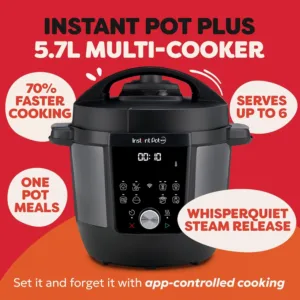 Multivaramais katls Instant Pot Plus 9 in 1 Multi Cooker 5.7L 1000 W RPPC61 BK 1