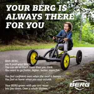 Velokarts Berg Buddy CROSS Yellow Black Go Kart 24.20.65.00 5